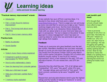 Tablet Screenshot of learningideas.me.uk